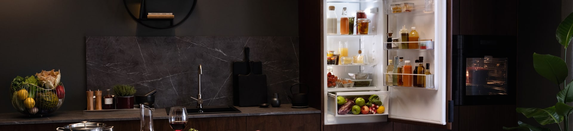 Inbouwkoel-vriescombinatie